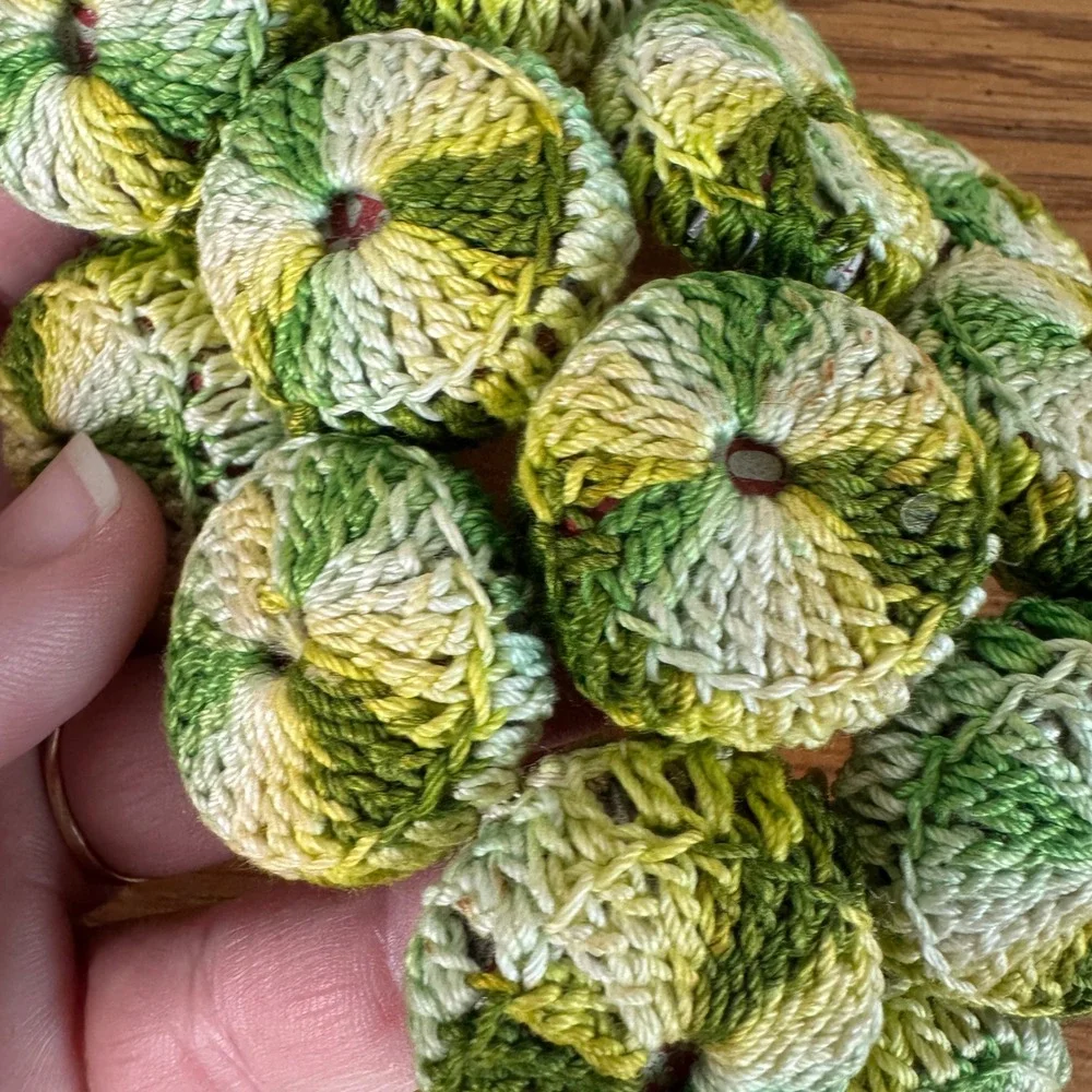 Handmade Grape Cluster Hot Pad‎ Pot Holder Green Kitchen Decor